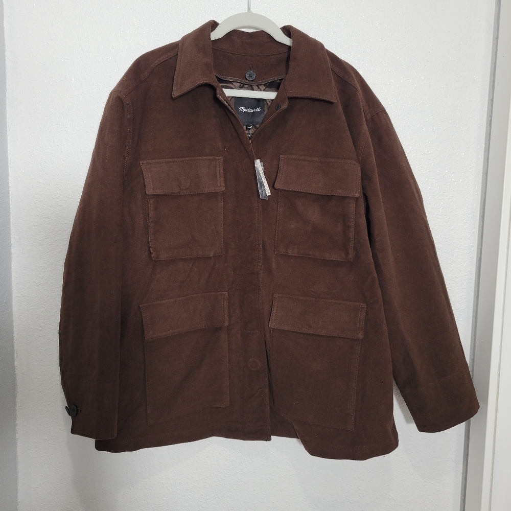 Madewell Flap-Pocket Field Jacket NWT NT117 SZ L - Picture 5 of 11